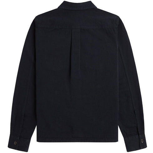 Fred Perry M6627 102 Black Over Shirt Mens XS
